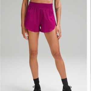 Lululemon women’s fast and free magenta shorts size 2